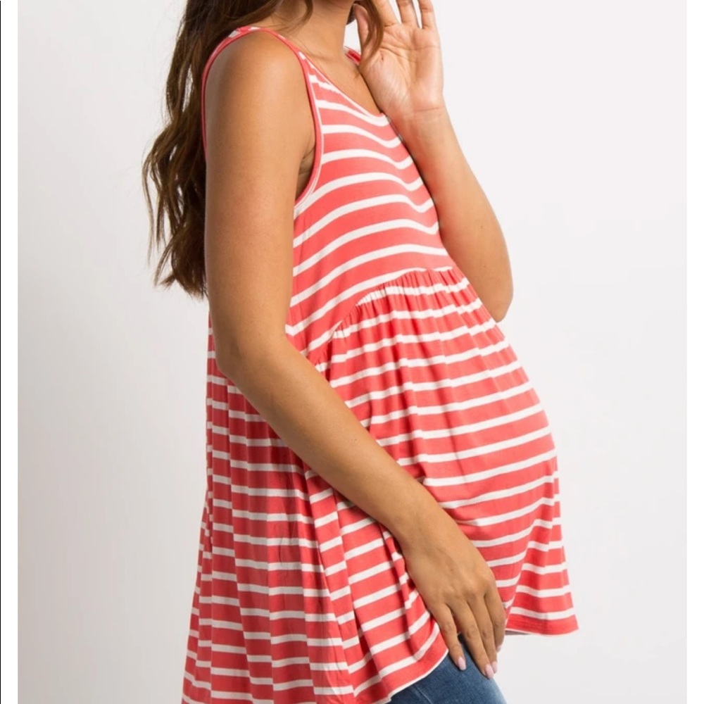 Pinkblush Crisscross Peplum Top